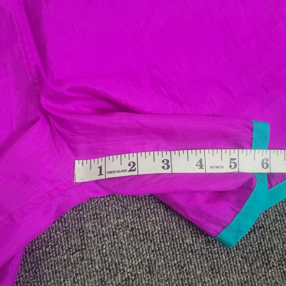 Umbro XL Nylon Athletic Shorts Mens Purple Teal Vintage 90s Made in USA U2960 - Picture 6 of 9